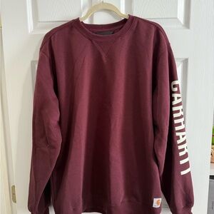 Carhartt Burgundy Crewneck Sweatshirt